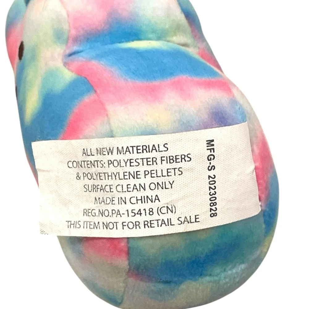 Peeps Just Born Tie Dye Rainbow Bunny Rabbit Plush Stuffed Animal Small 6